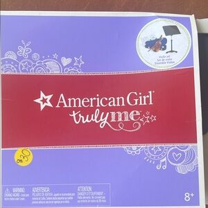 American Girl Truly Me Violin Set - Red and Purple